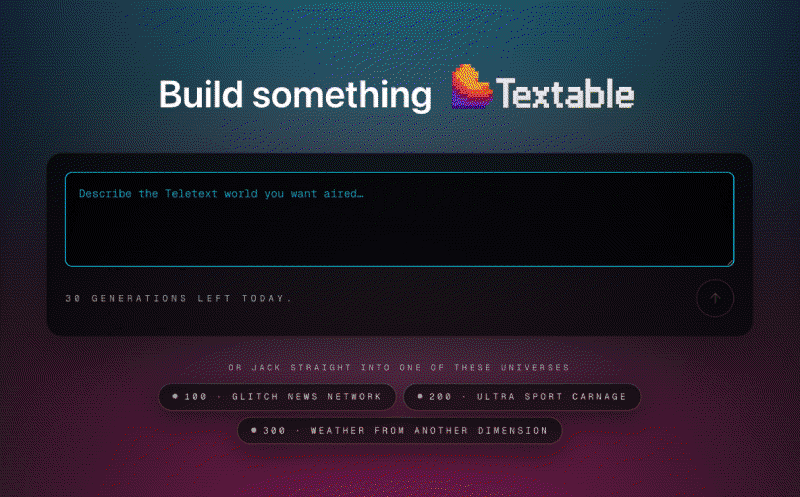 Textable screenshot 1
