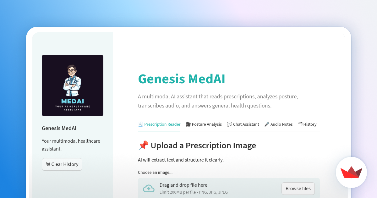 Genesis MedAI screenshot 1