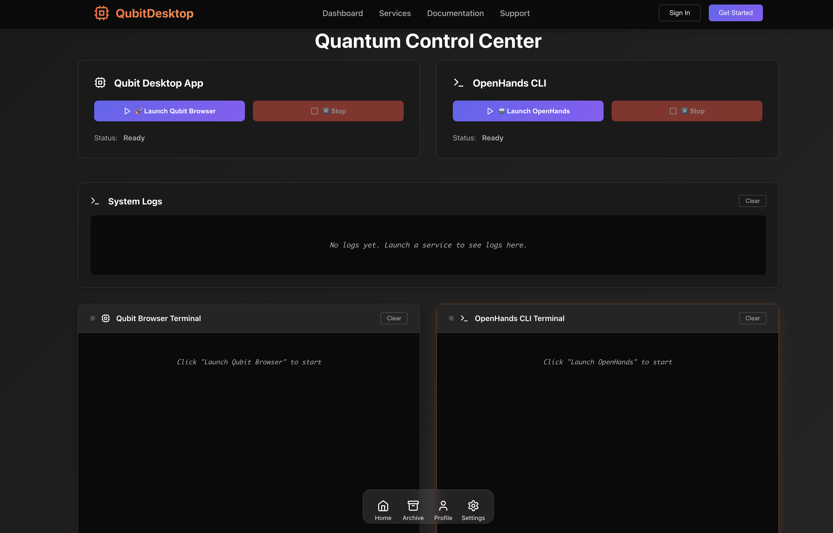 Qubit screenshot 3