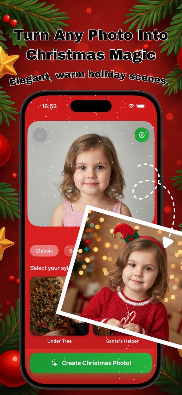 AI Xmas Photo Generator PRO  screenshot 1