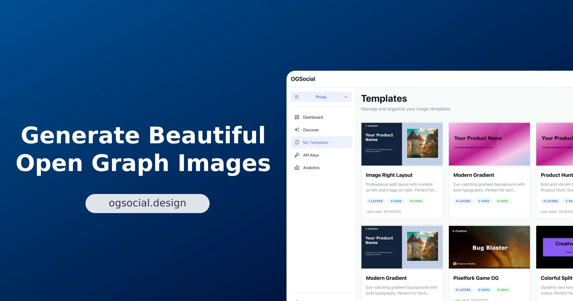 OG Social - Dynamic Marketing Images screenshot 1