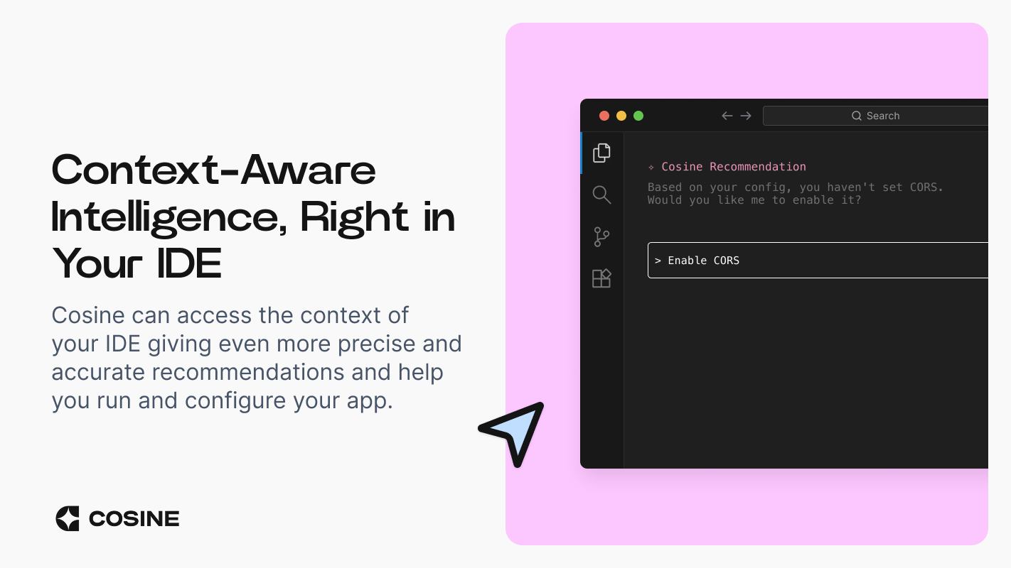 Cosine VS Code Extension screenshot 2