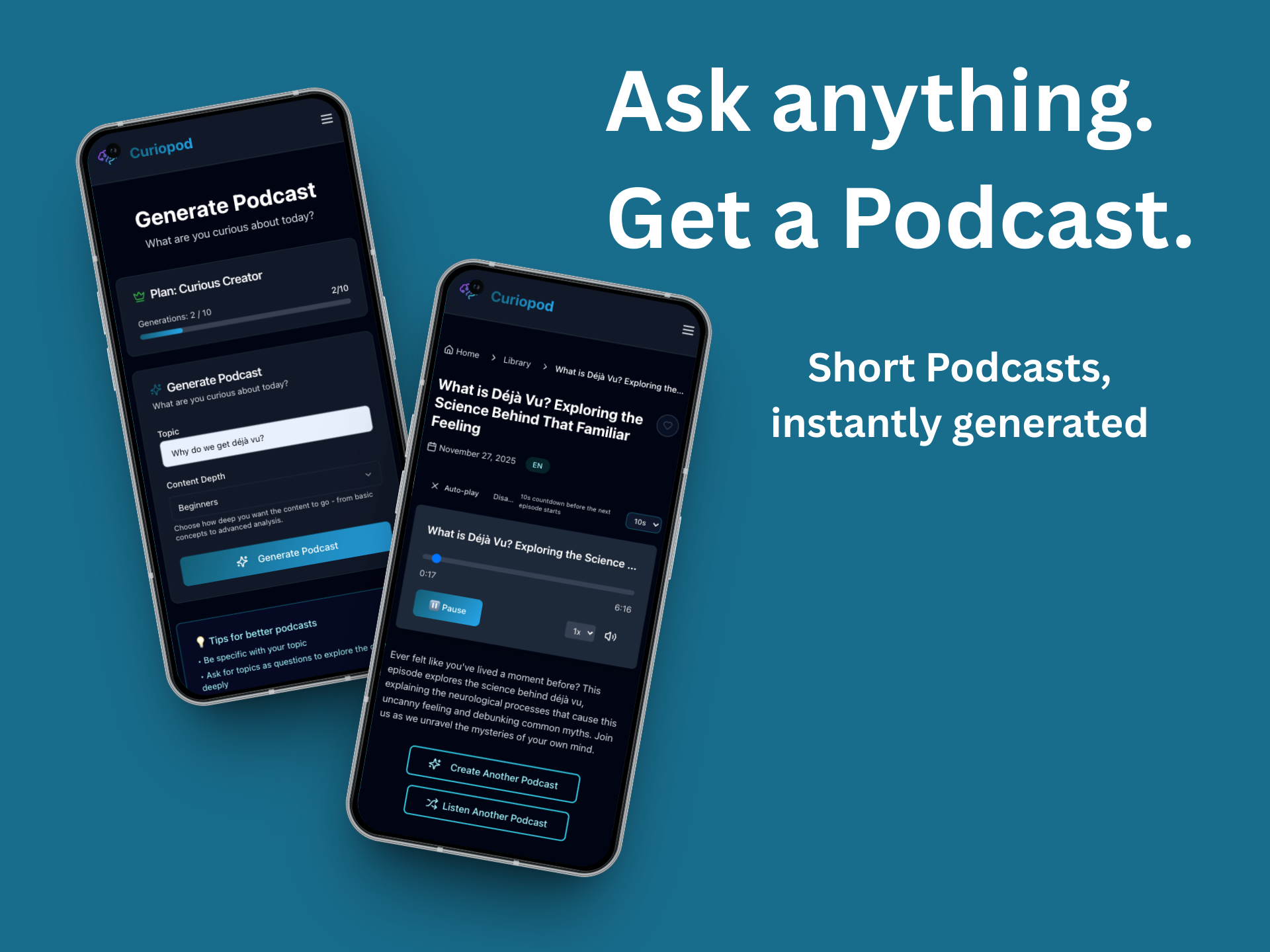 Curiopod screenshot 2