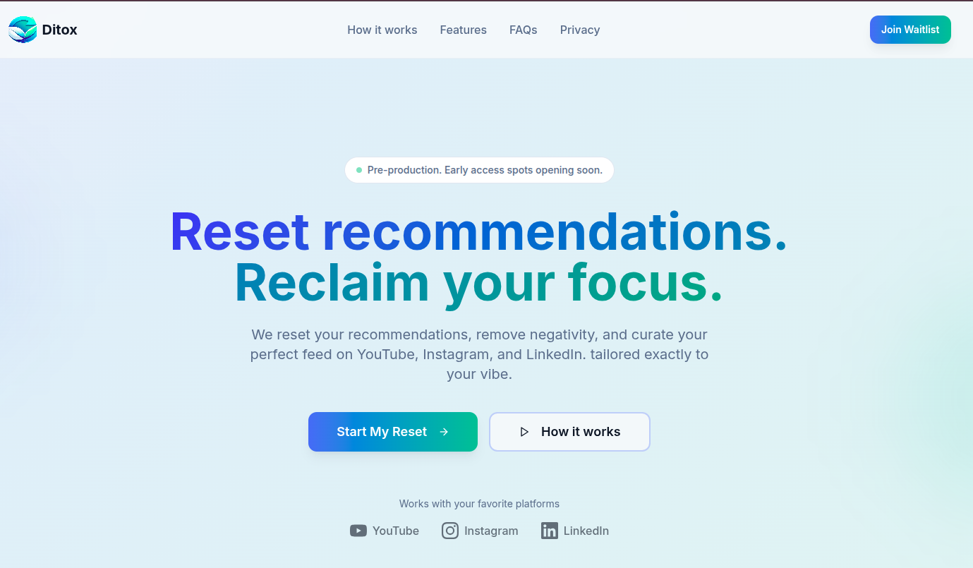 Ditox screenshot 1