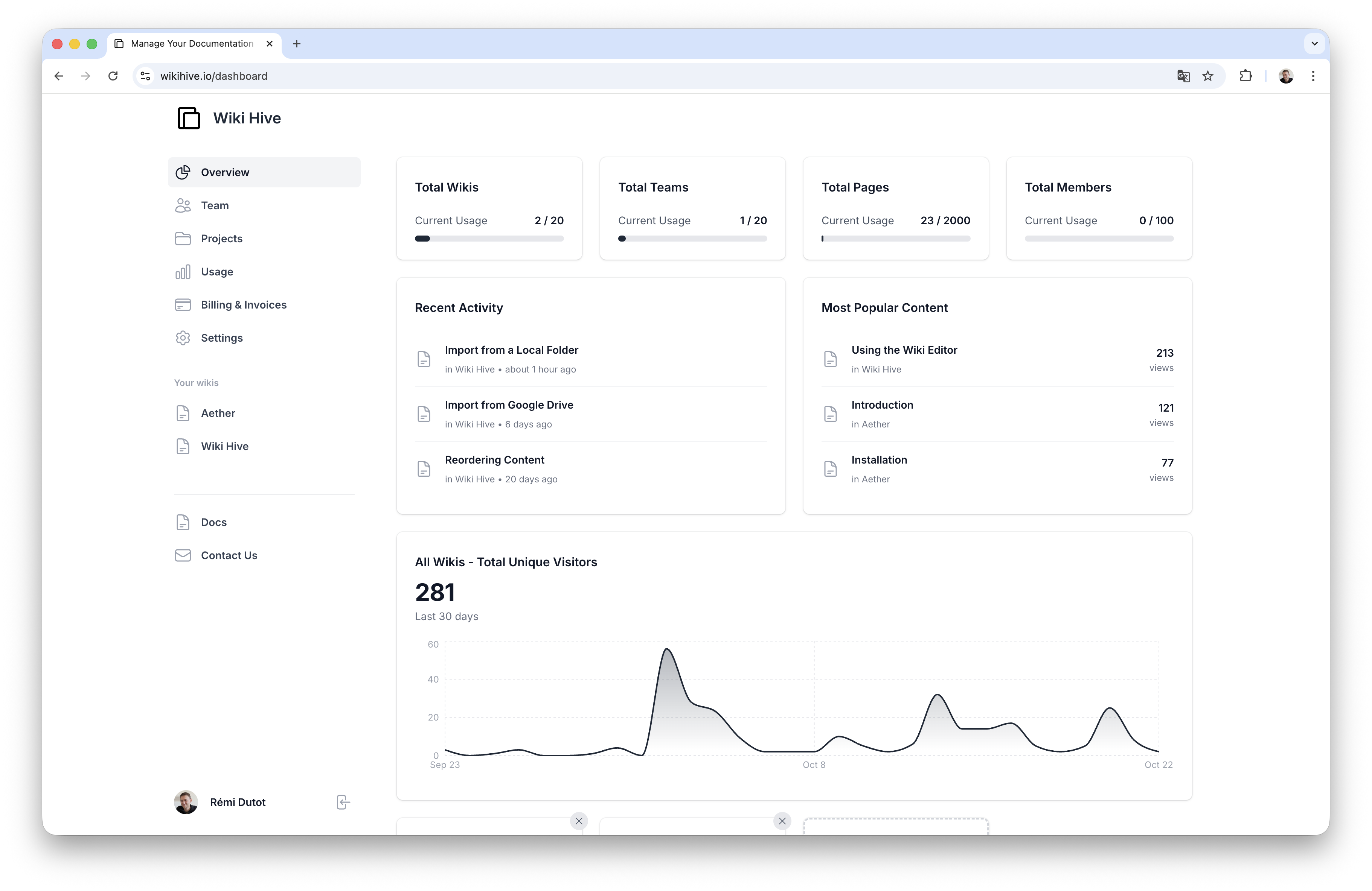 Wiki Hive screenshot 2