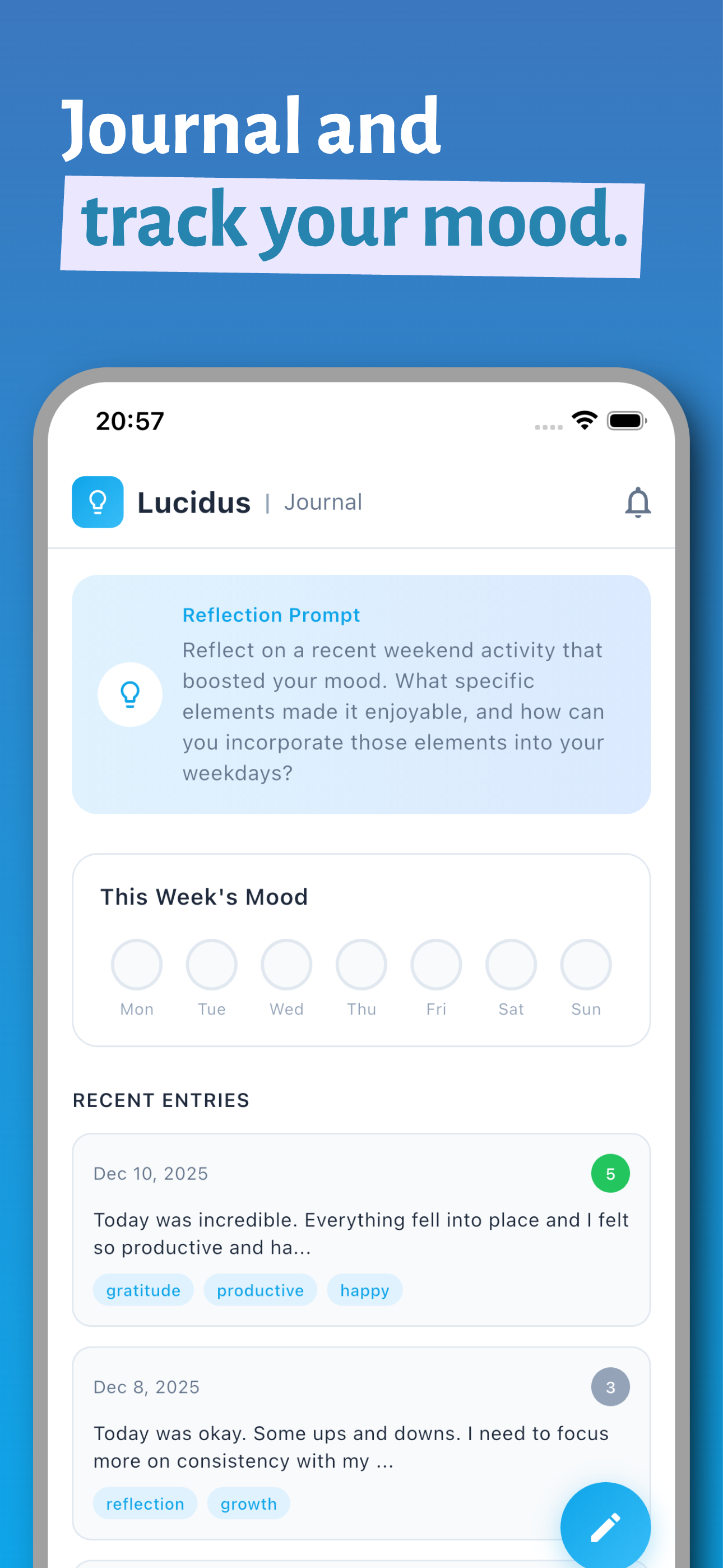Lucidus - Tasks, Habits & Journaling screenshot 7
