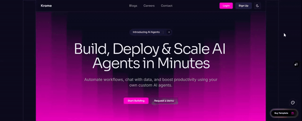 Krome AI Agent Template screenshot 6