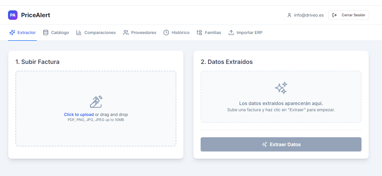 Pricealert. Alertas de subidas de Precio screenshot 4