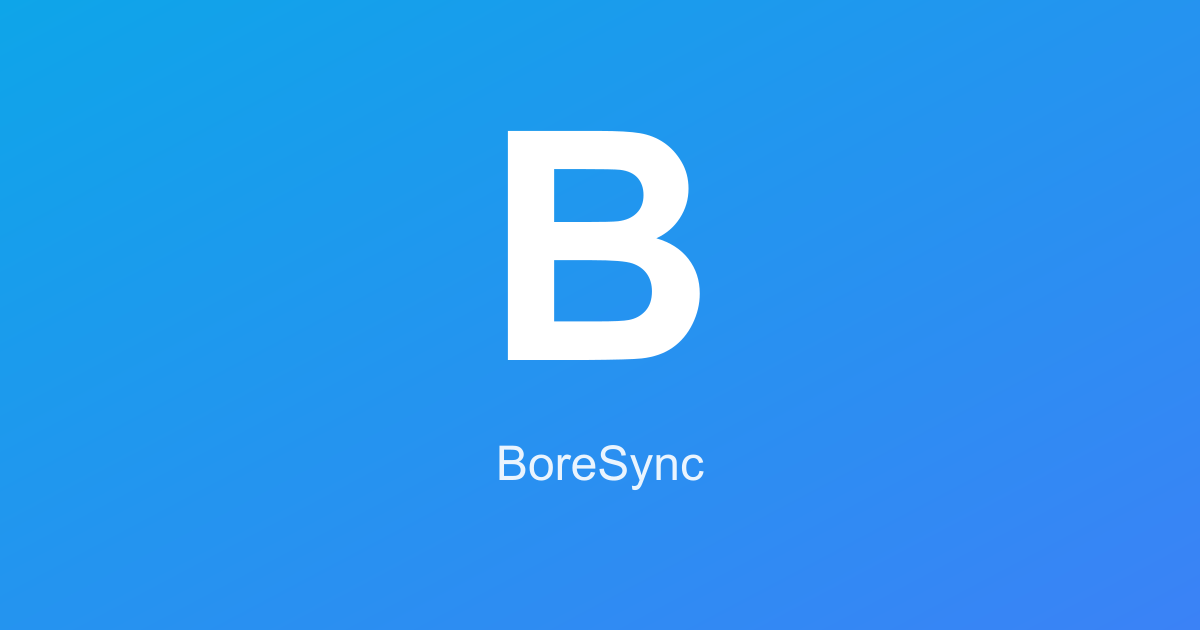 BoreSync screenshot 1