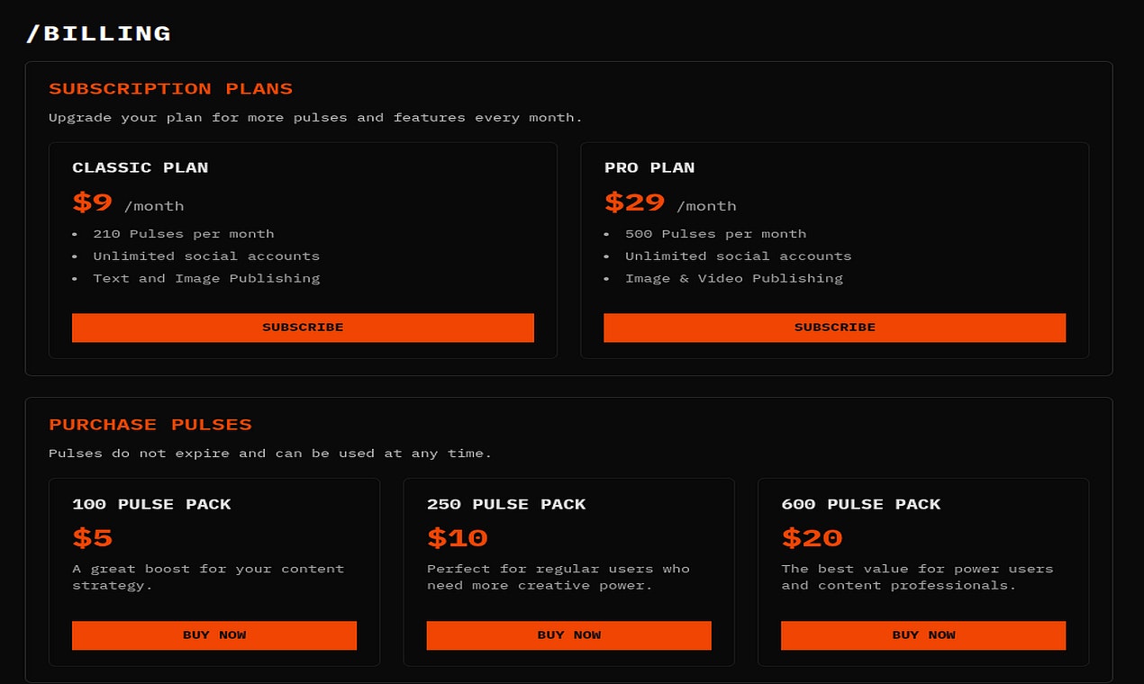 PostPulsar screenshot 1