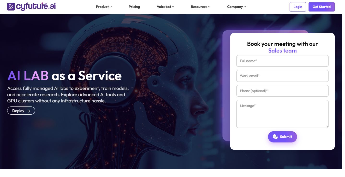 AI Lab as a Service screenshot 2