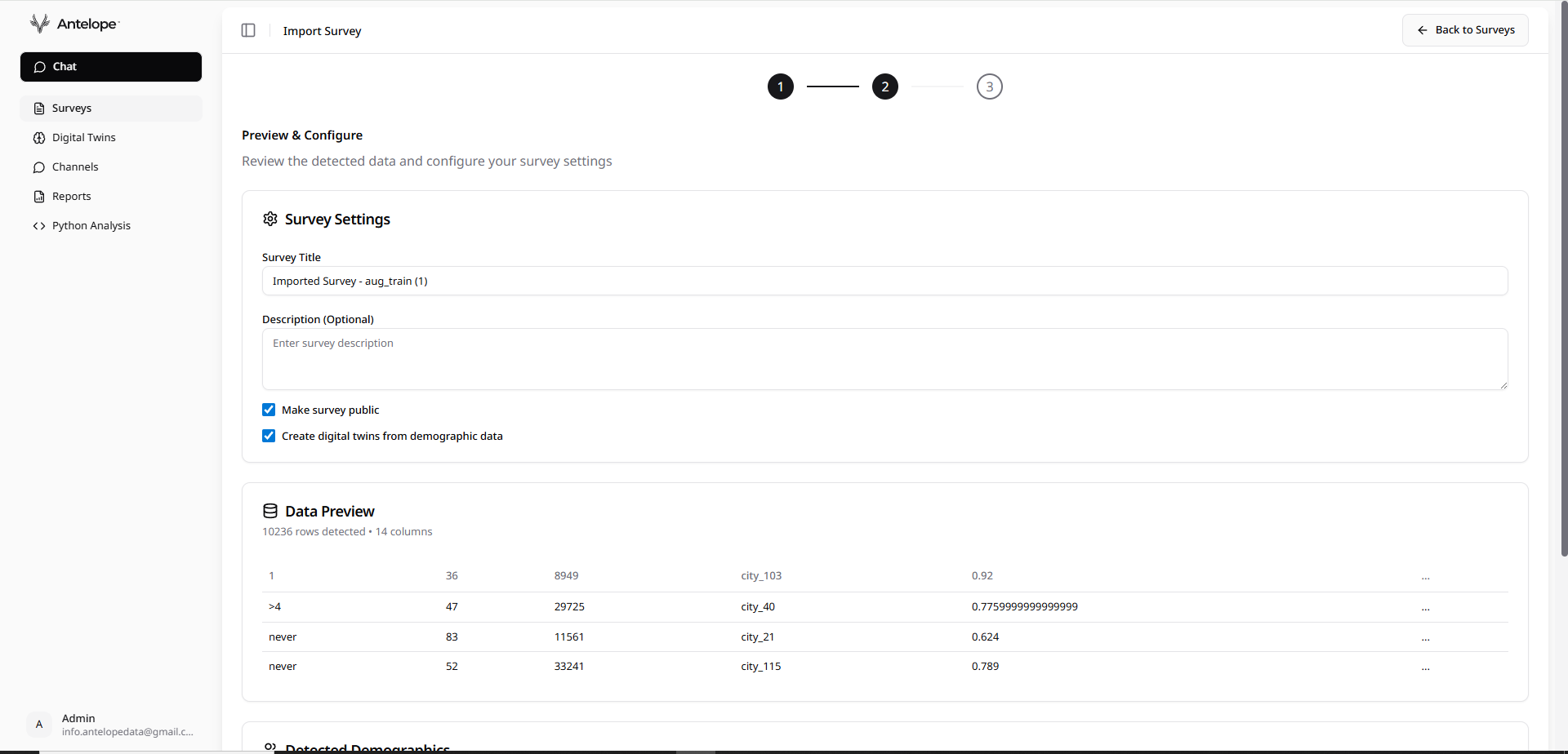 Antelope Data screenshot 6
