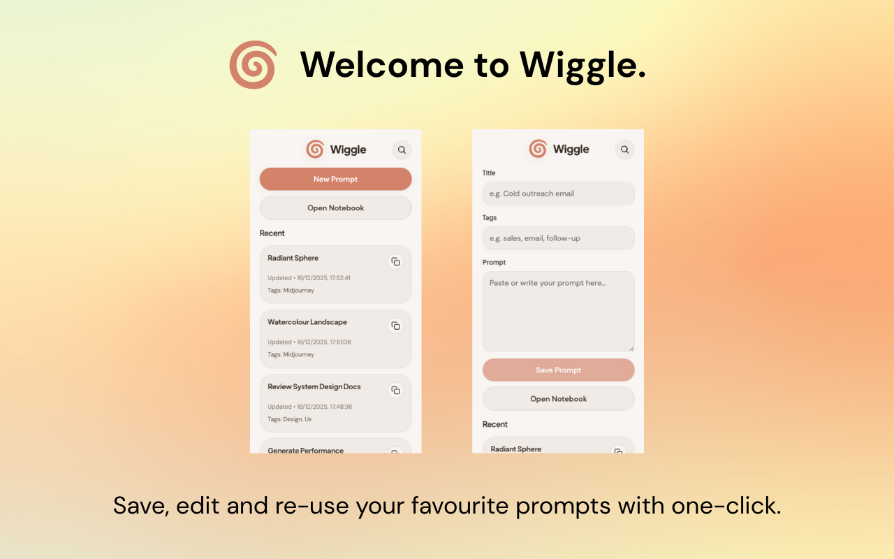 Wiggle for Google Chrome screenshot 2