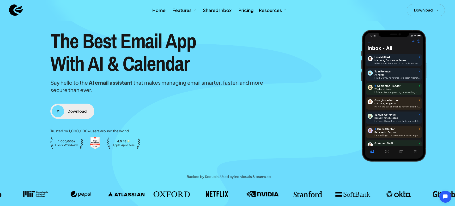 Canary Mail screenshot 1