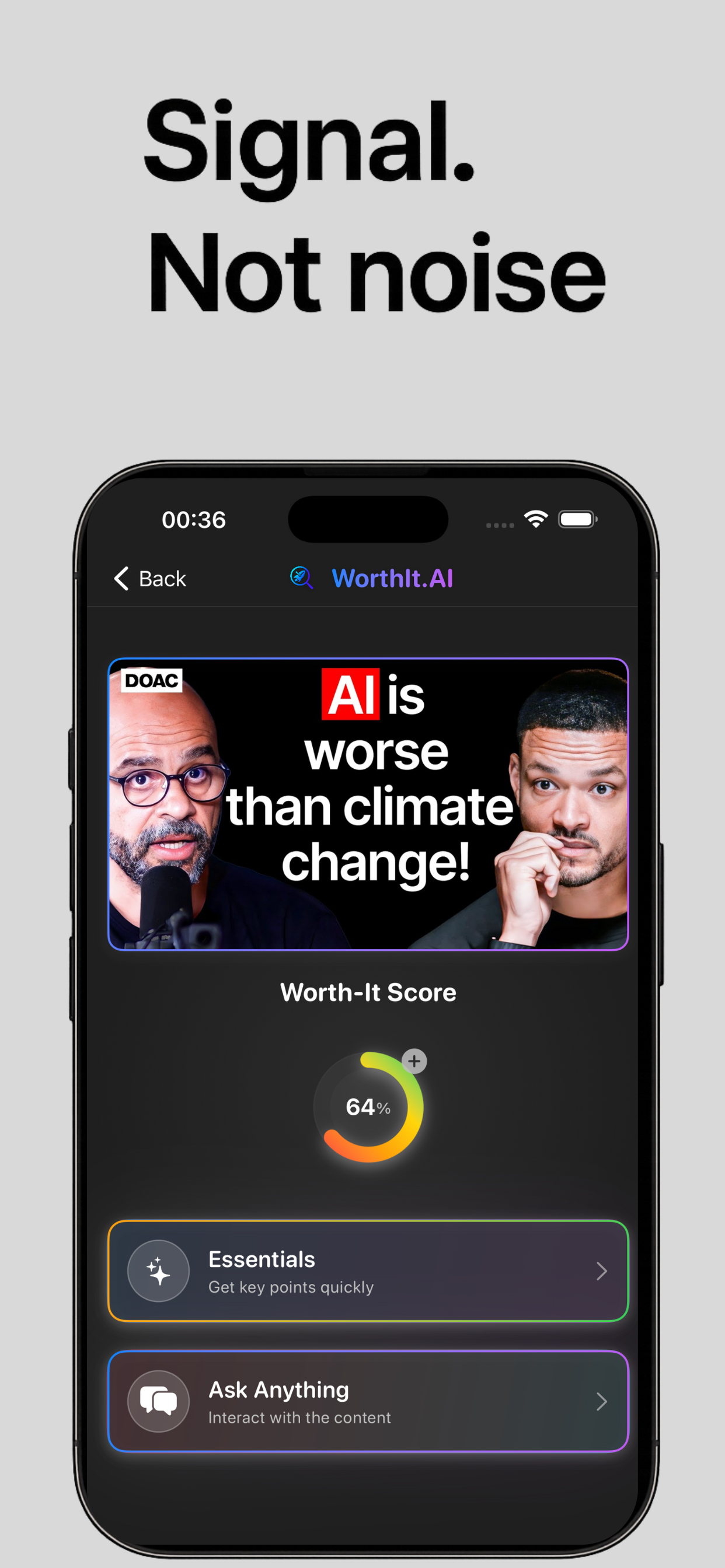 WorthIt AI screenshot 1