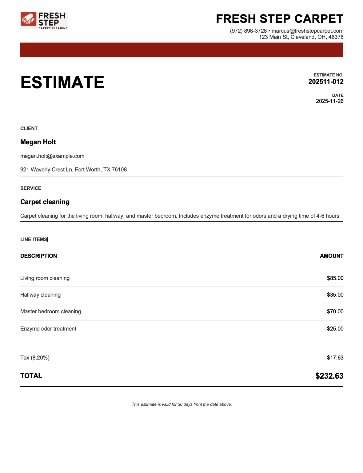 Fast Estimate Maker screenshot 4