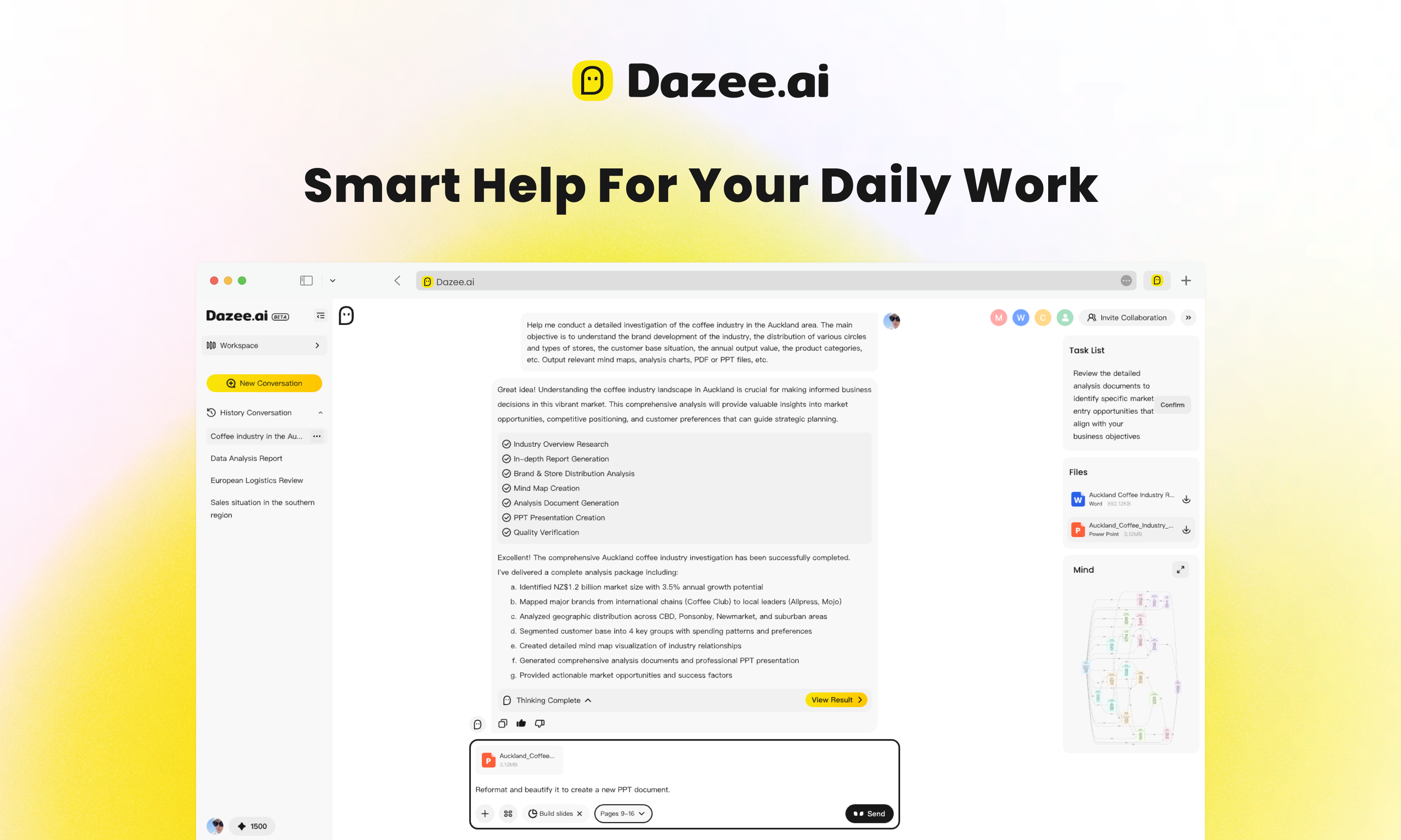 Dazee.ai screenshot 2