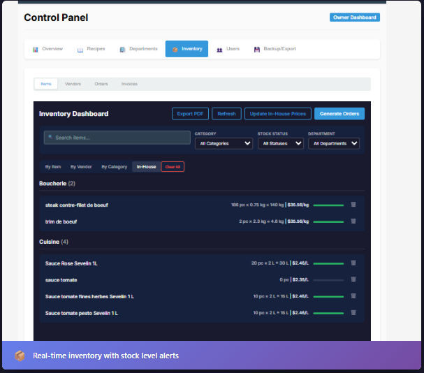 KitchenCommand screenshot 4