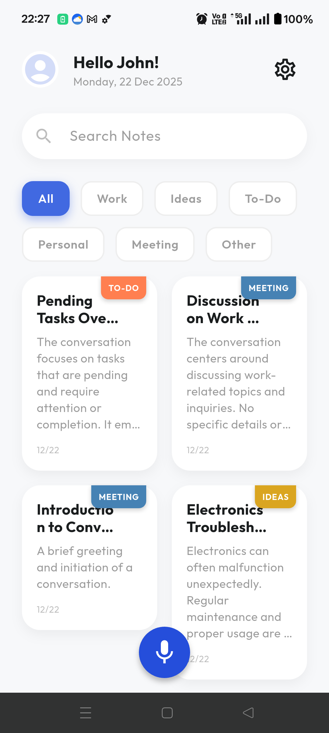 Echo screenshot 1