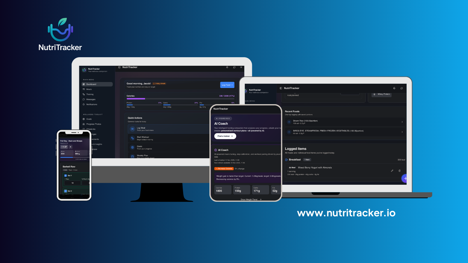 NutriTracker screenshot 1