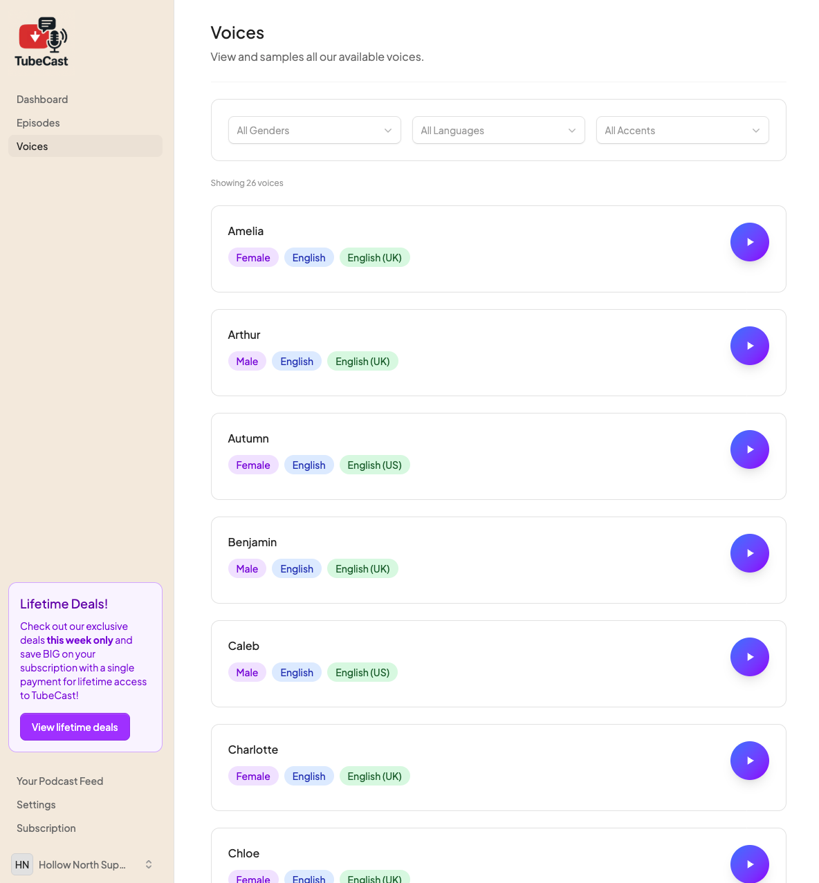 TubeCast screenshot 4