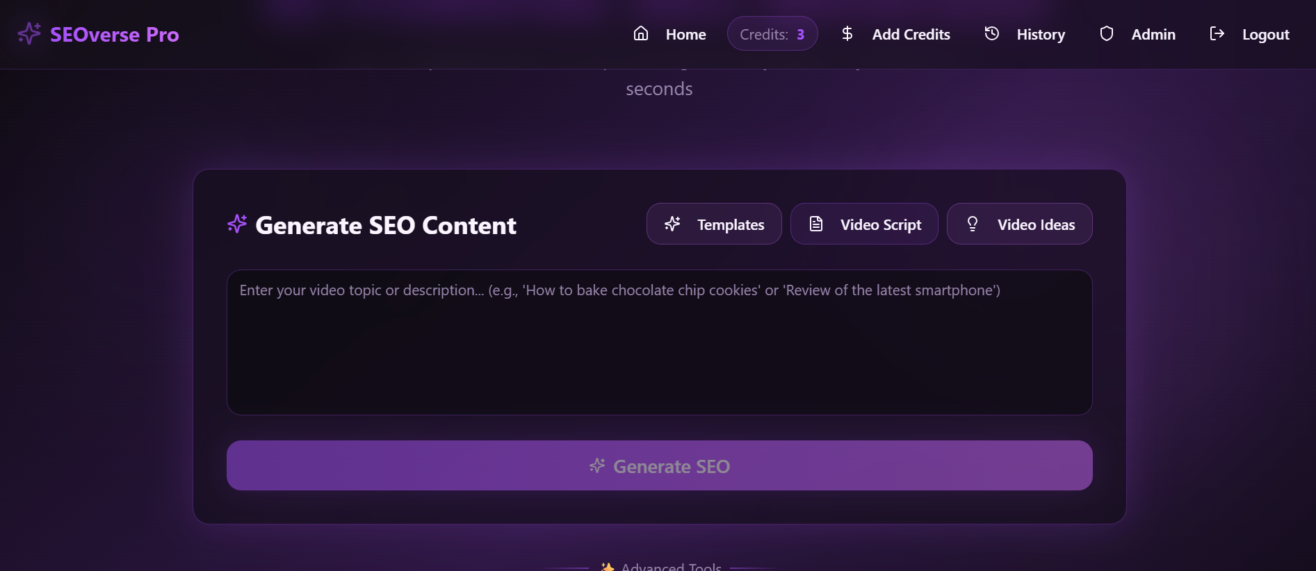 SEOverse Pro screenshot 1