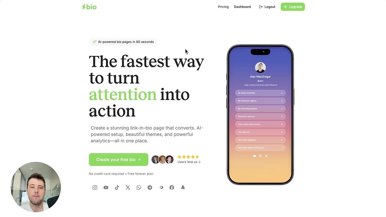 Bio screenshot 6