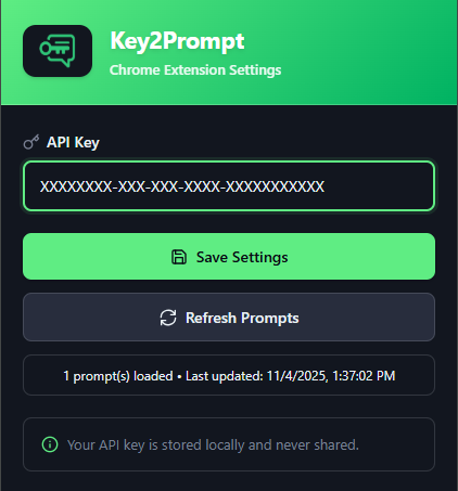 Key2Prompt screenshot 2