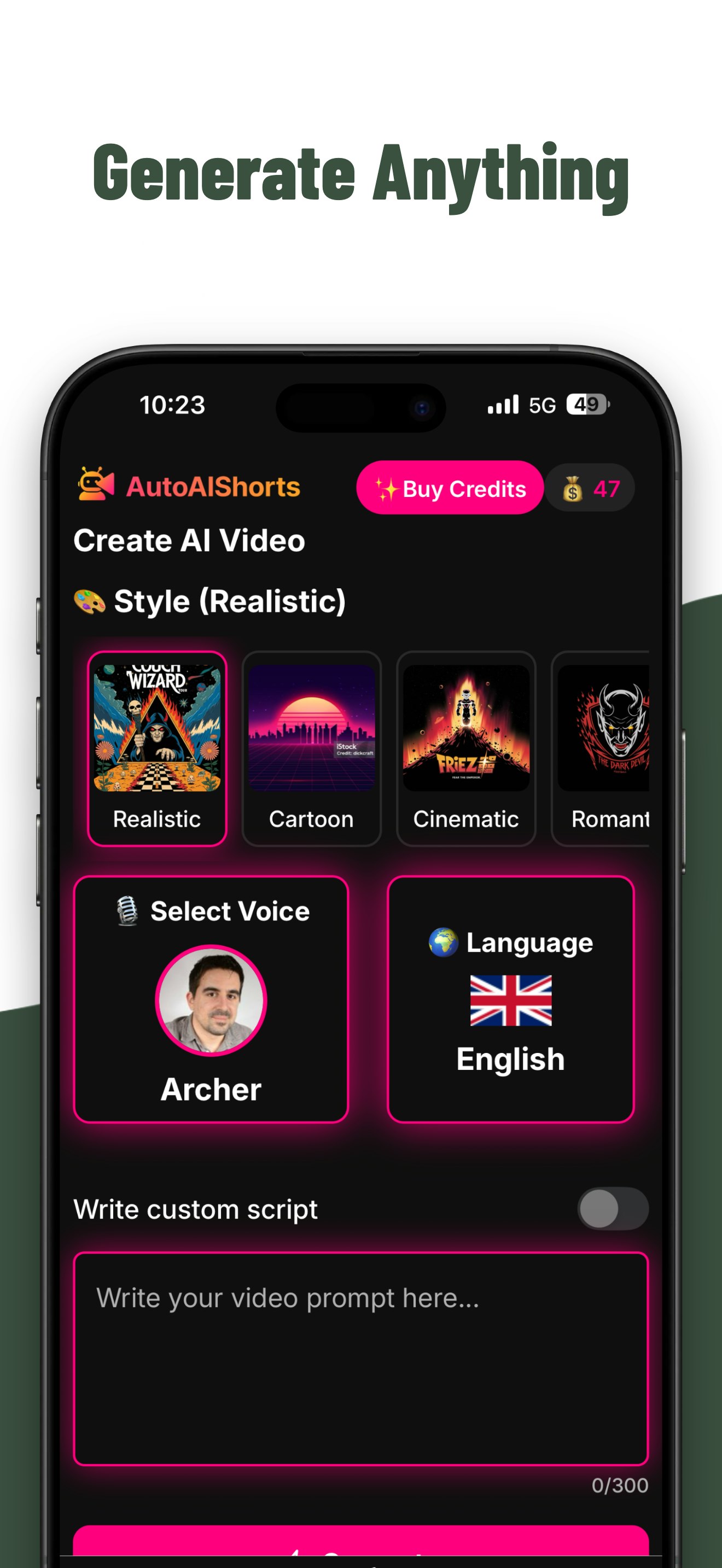 AutoAI Shorts – AI Video Creator screenshot 3