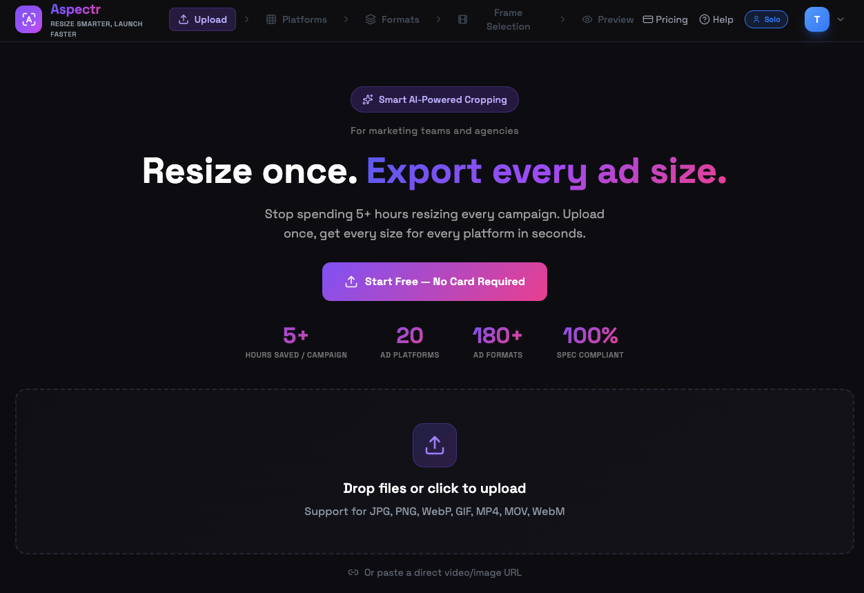 Aspectr screenshot 1
