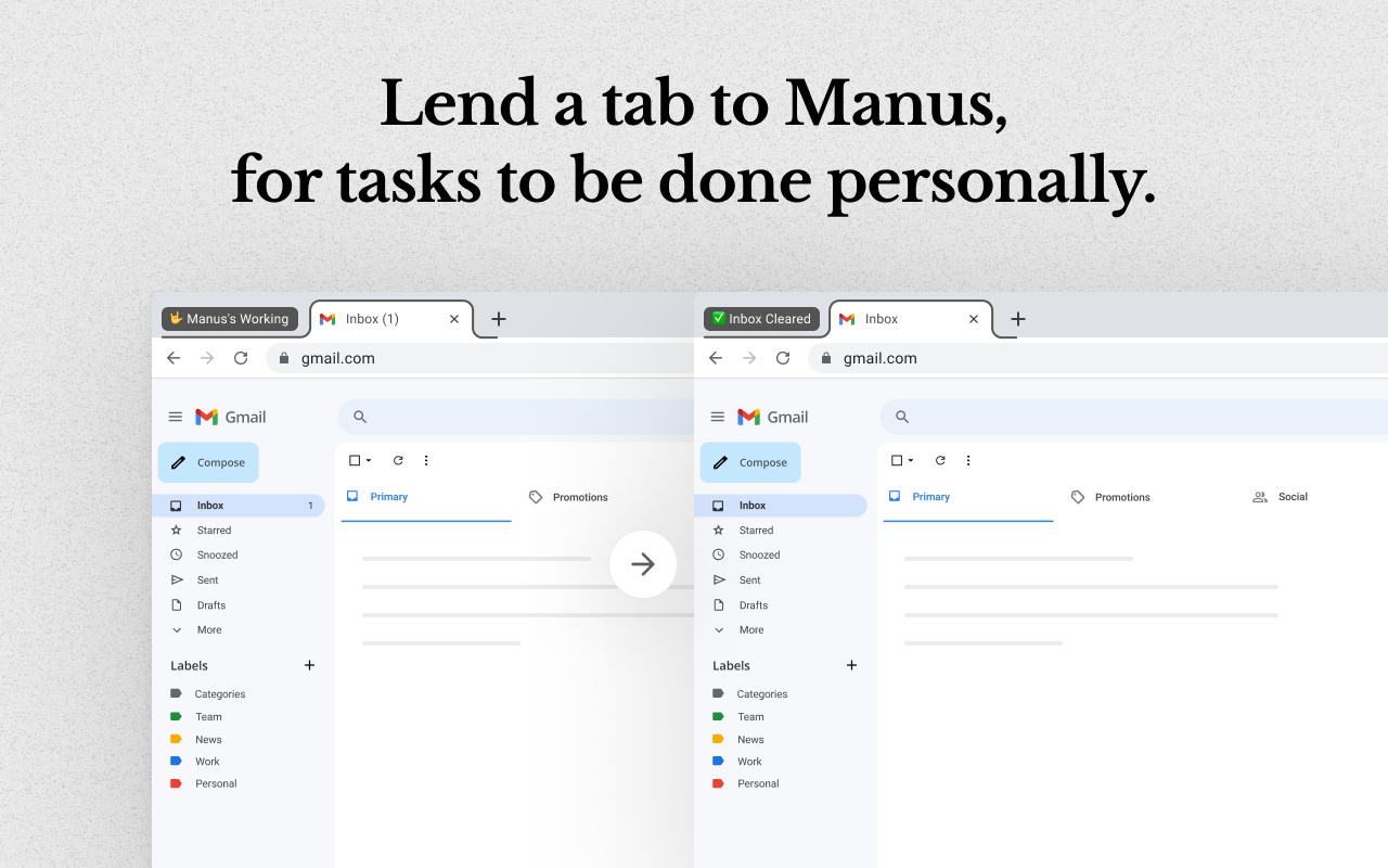 Manus Browser Operator screenshot 1