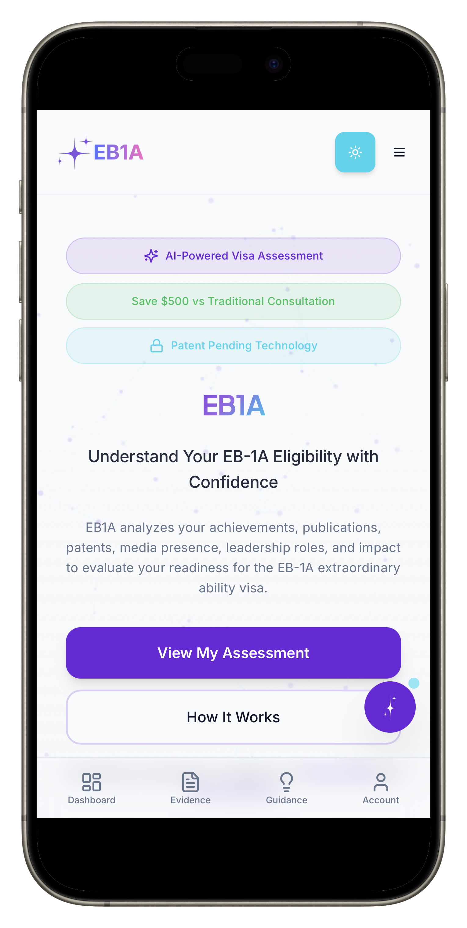 AI Powered EB1A Eligibility Check screenshot 2