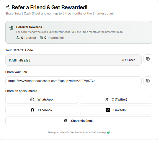 Smart Cash Sheet screenshot 3