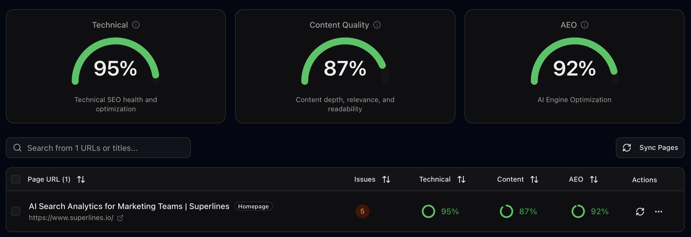 Superlines AI Search Platform screenshot 9