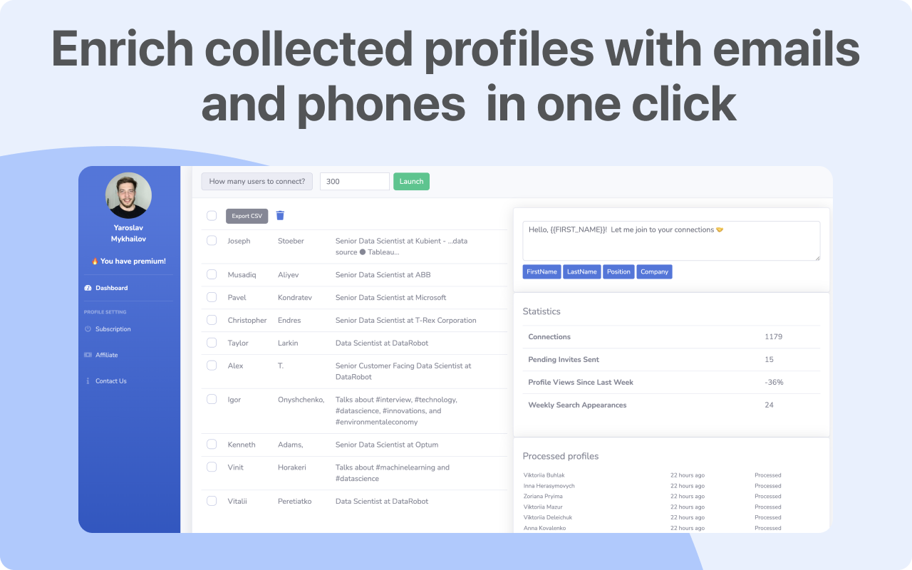 LinkedIn Automation Tool with AI screenshot 2