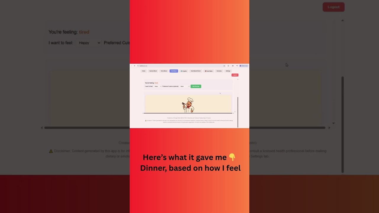 FeelBitesAI screenshot 1
