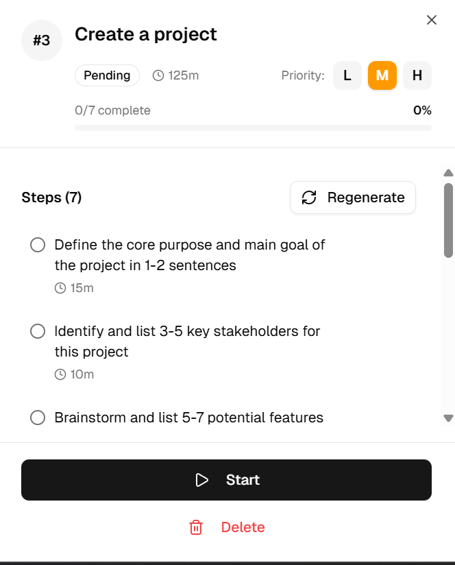 HealUp - AI Task Manager screenshot 4