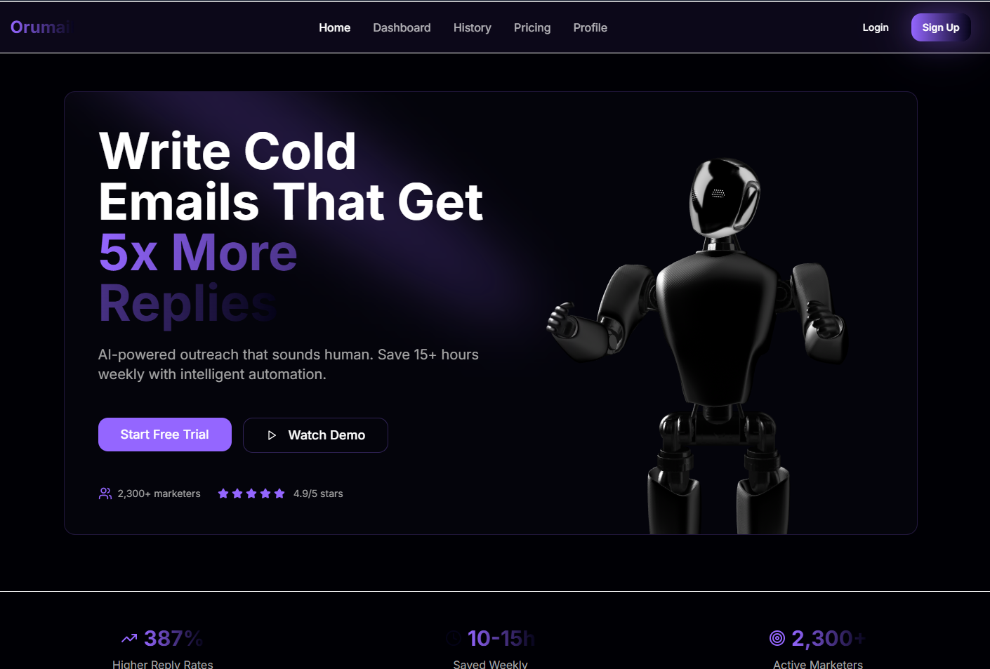 Orumail screenshot 1