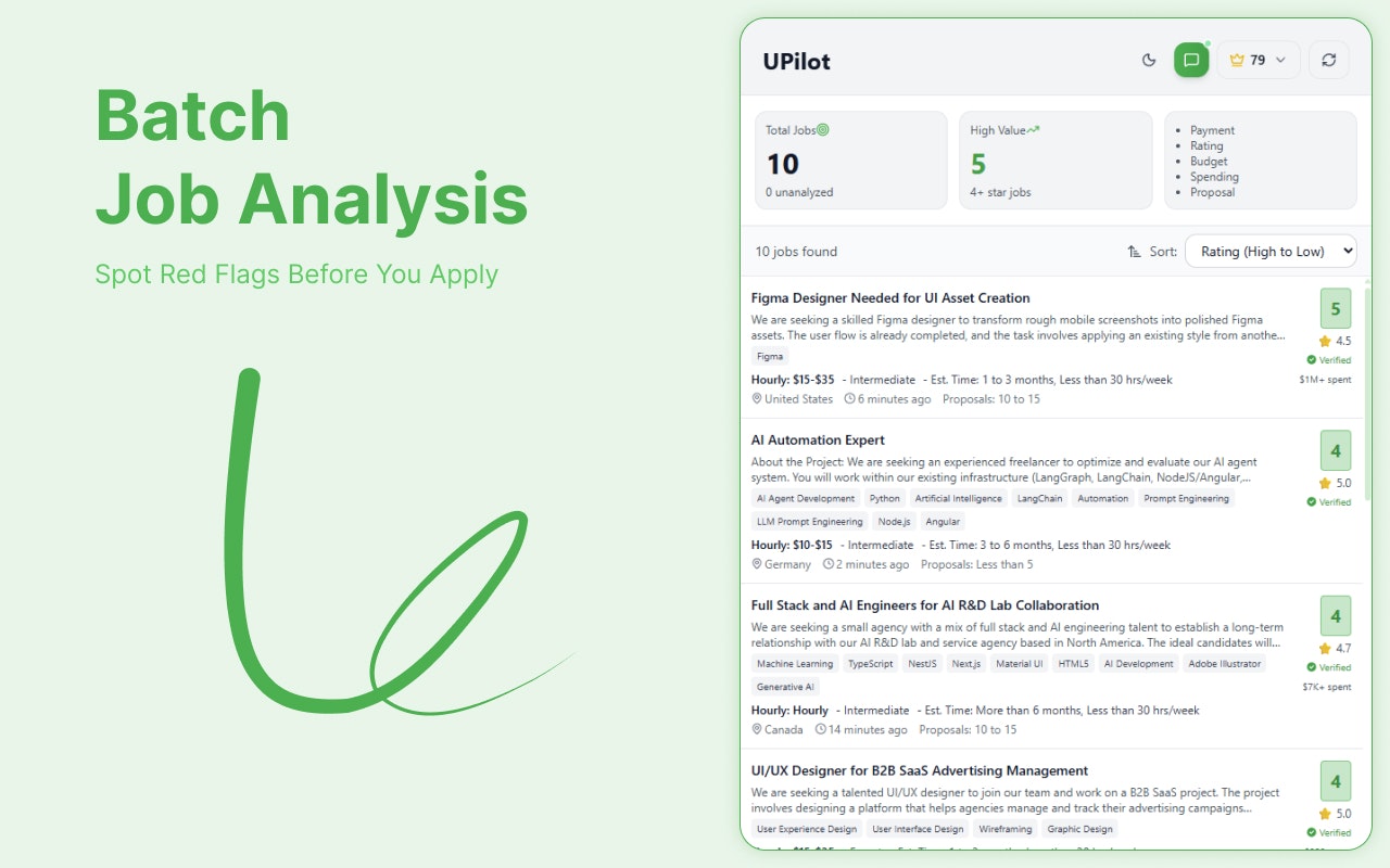 Upwork Copilot screenshot 1