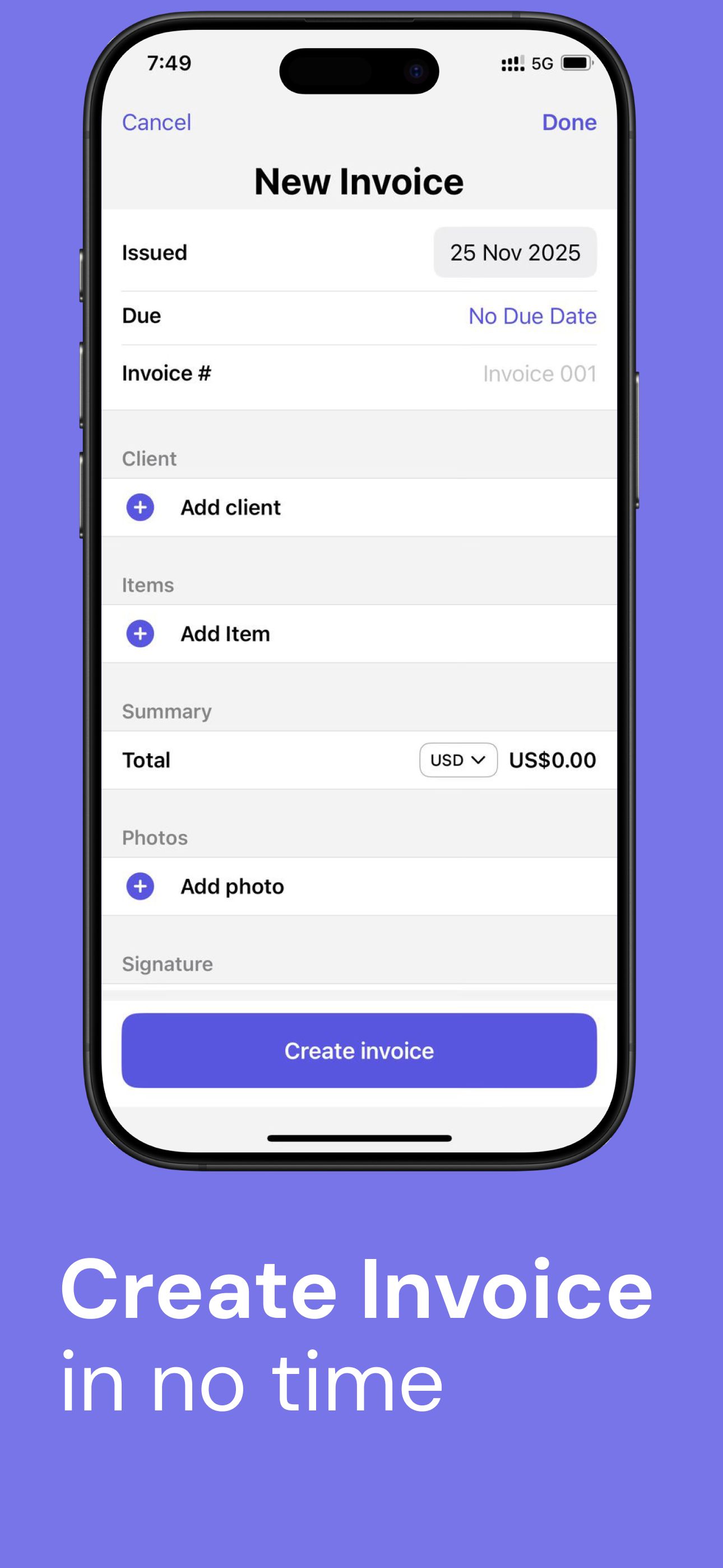 Invoice Maker: InvoiceMate screenshot 5