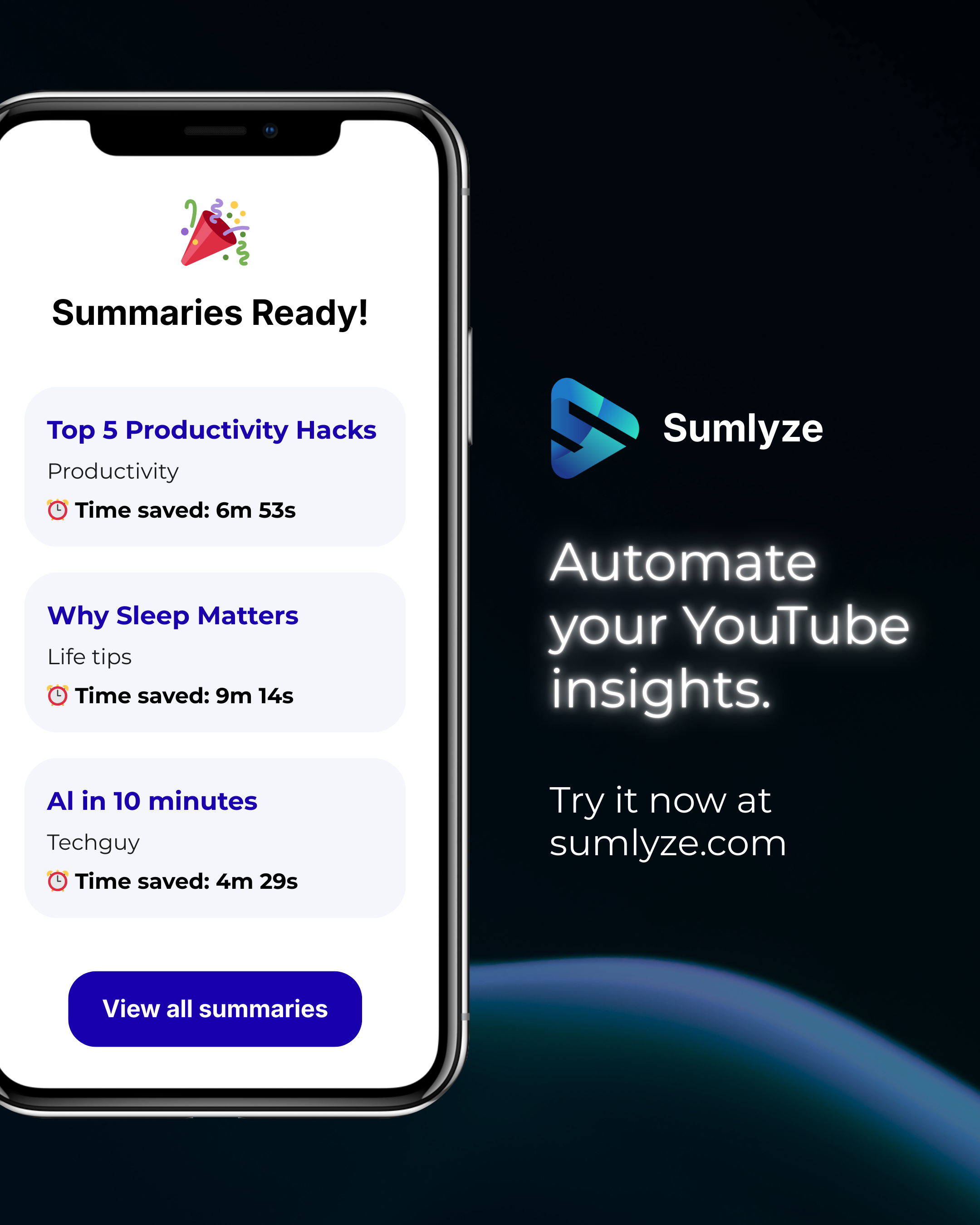 Sumlyze screenshot 1
