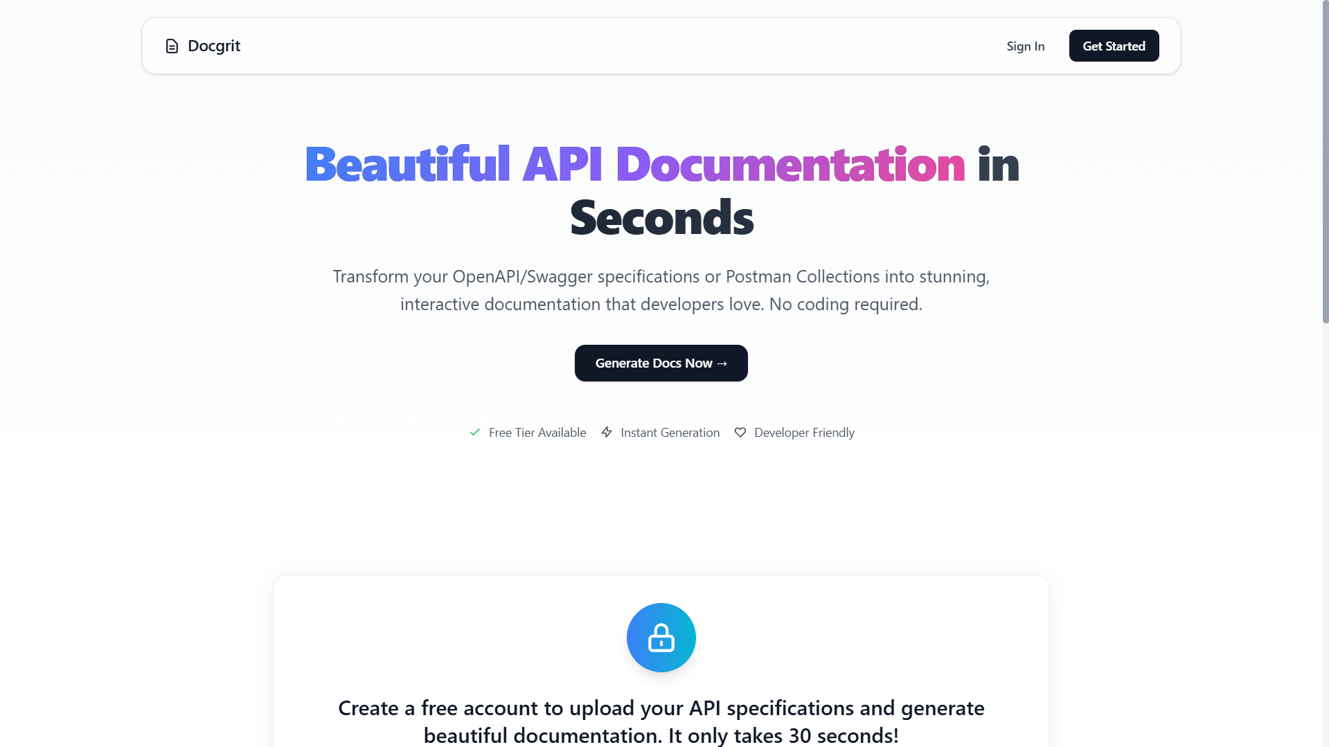 Docgrit screenshot 1