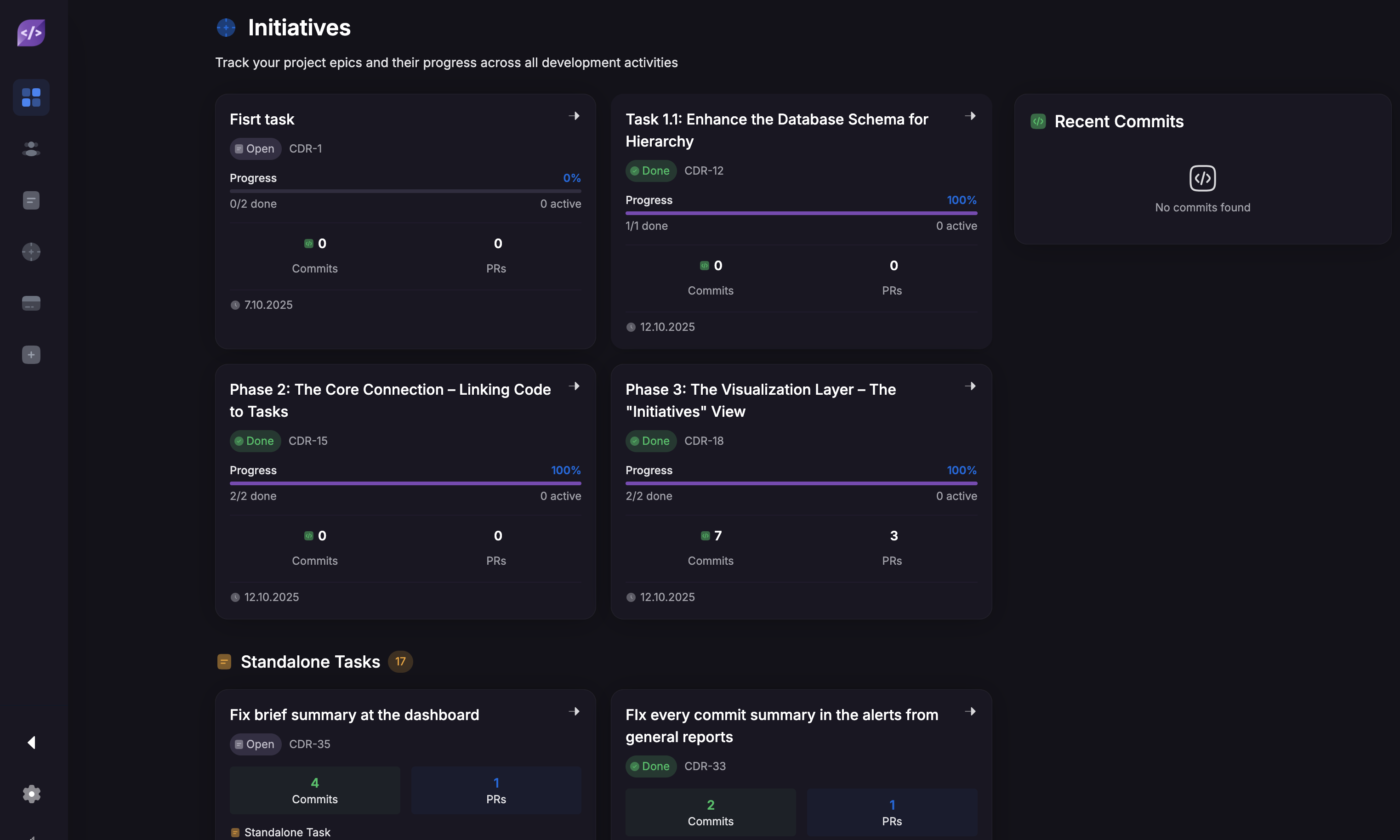 Codaro screenshot 2