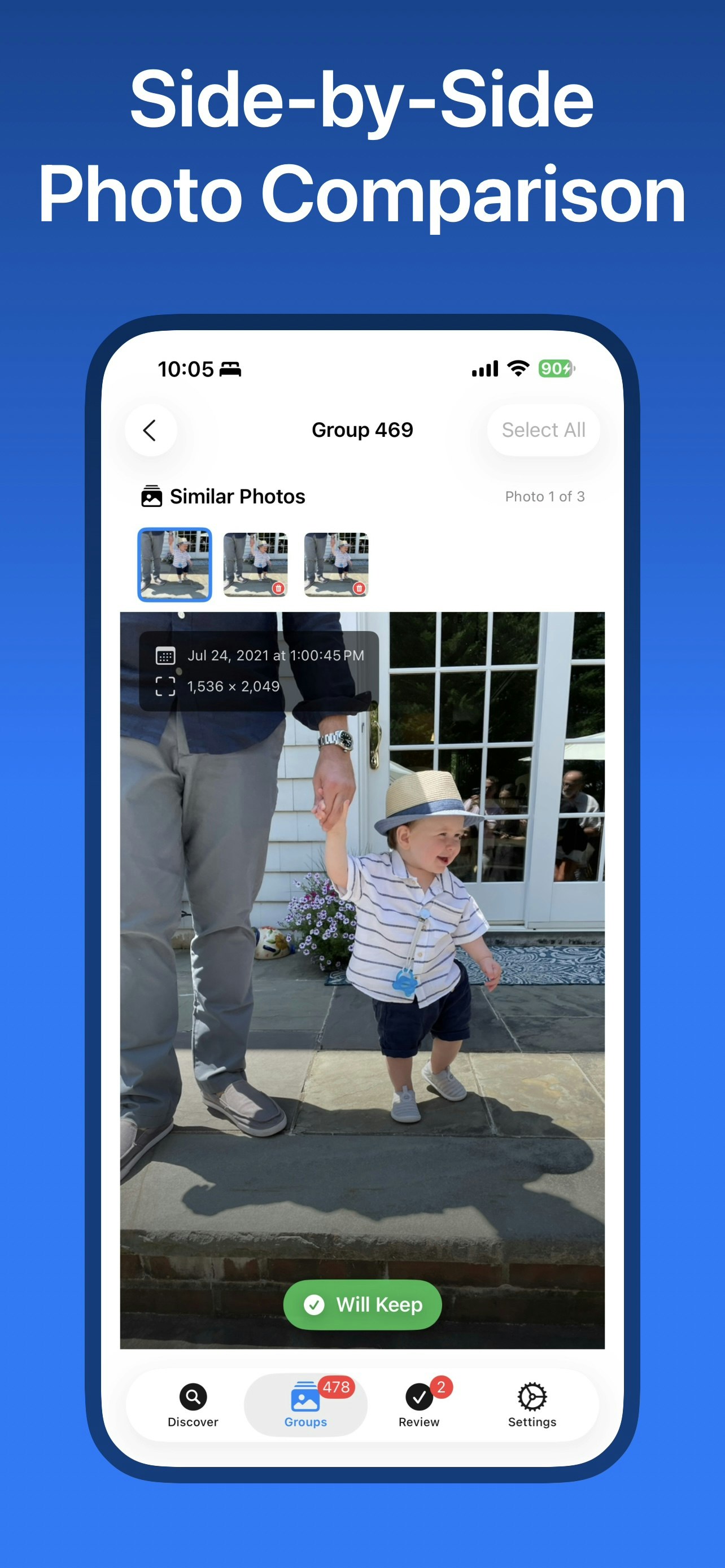 Similars: clean your photo library screenshot 5