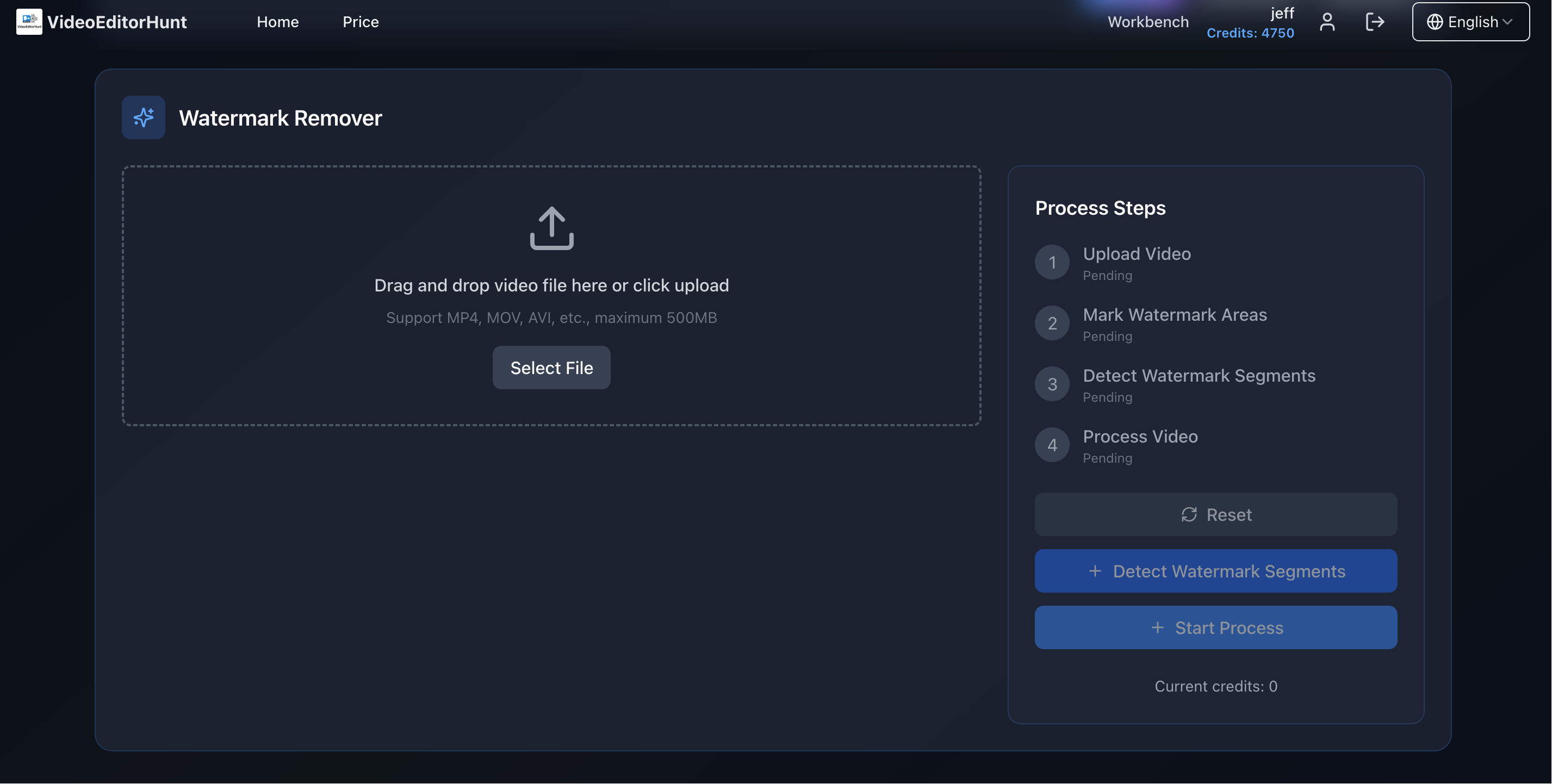 Video Editor Hunt - AI Watermark Remover screenshot 4