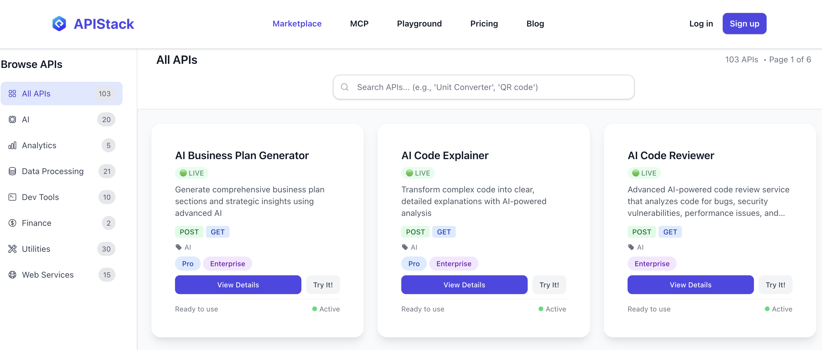 APIStack - The ultimate API marketplace screenshot 4