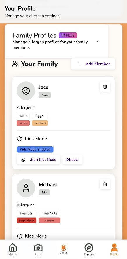 Allergen Scout screenshot 4
