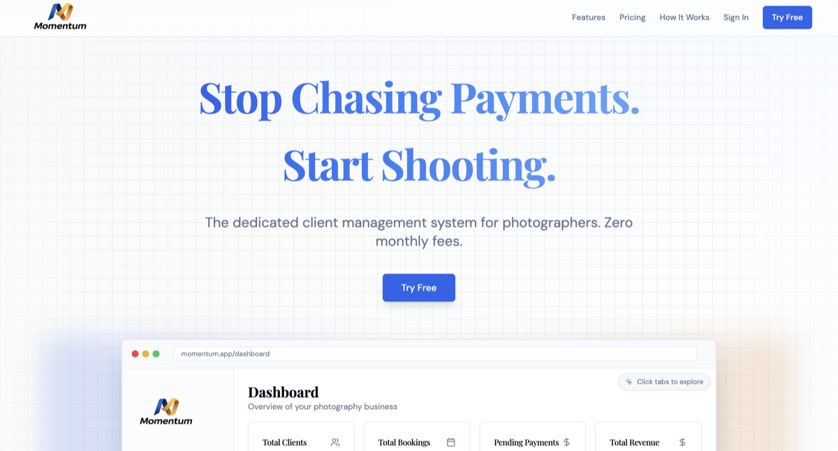 Momentum screenshot 1