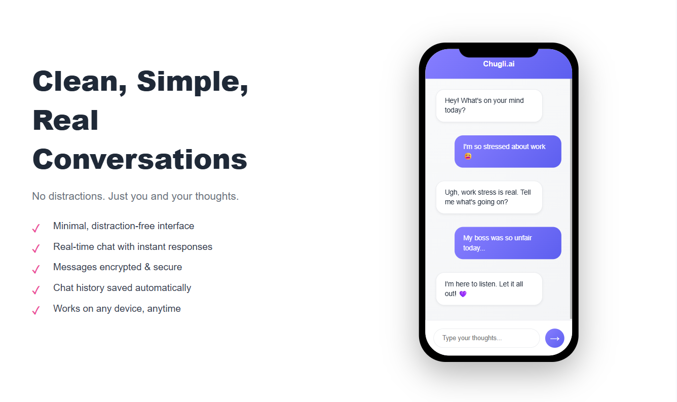Chugli.ai screenshot 2