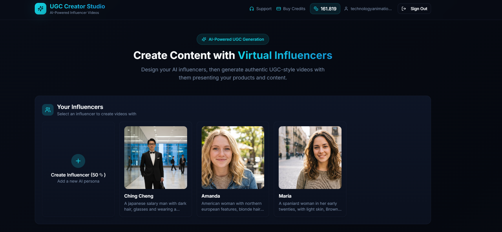AI Influencer screenshot 1